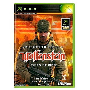 Jogo Return To Castle Wolfenstein Tides Of War Xbox Clássico Usado