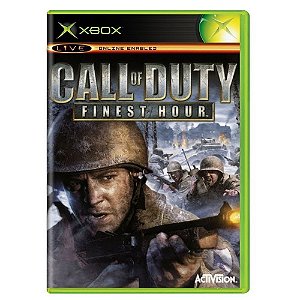 Jogo Call Of Duty Finest Hour Xbox Clássico Usado PAL