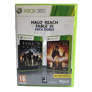 Jogo Halo Reach e Fable III Xbox 360 Usado PAL