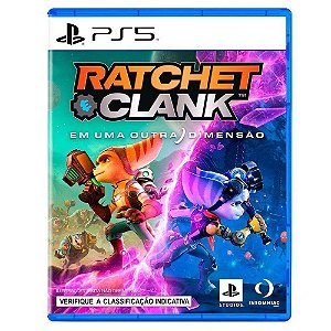 Jogo Ratchet e Clank Em Uma Outra Dimensão PS5 Novo