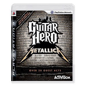 Jogo Guitar Hero Metallica PS3 Usado