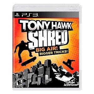 Jogo Tony Hawk Shred Big Air! Big Tricks! PS3 Usado