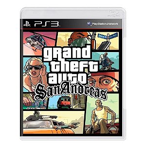 Jogo Grand Theft Auto San Andreas GTA PS3 Usado