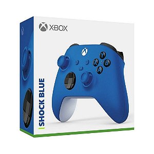 Controle Sem Fio Shock Blue Xbox Series Novo