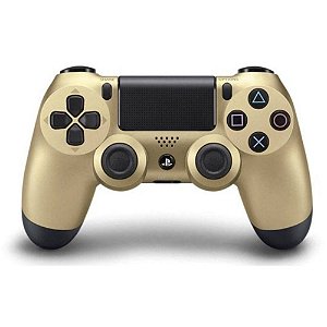 Controle PS4 Sem Fio Dourado Sony Dualshock Usado