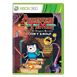 Jogo Adventure Time The Dungeon Because I Don't Know Xbox 360 Usado