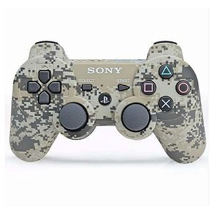Controle PS3 Sem Fio Camuflado Sony Usado