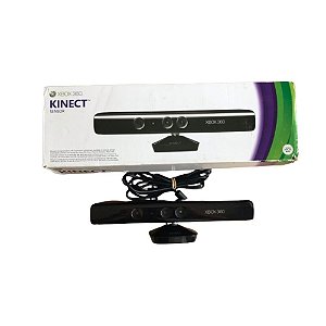 Sensor Kinect Preto Xbox 360 Com Caixa Usado