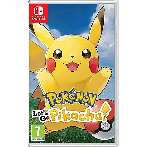 Jogo Pokémon Let's Go Pikachu Switch Novo
