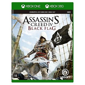 Jogo Assassin's Creed IV Black Flag Xbox One e 360 Novo