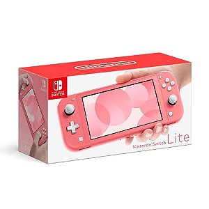 Console Nintendo Switch Lite Coral Novo