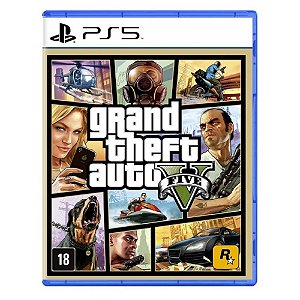Jogo Grand Theft Auto V GTA 5 PS5 Novo