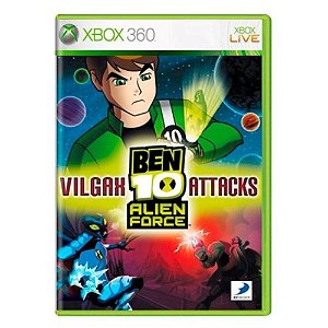 Jogo Ben 10 Alien Force Vilgax Attacks Xbox 360 PAL S/encarte