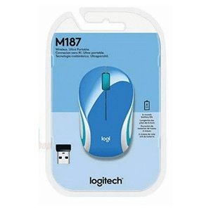 Mini Mouse Wireless Azul M187 Logitech Novo