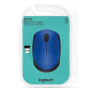 Mouse Wireless Azul M170 Logitech Novo