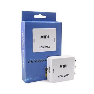Mini Conversor de Multimídia HDMI Para AV Novo