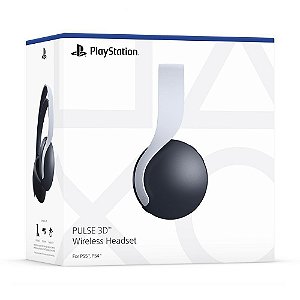 Headset Sem Fio Pulse 3D Branco Sony PS5 Novo