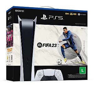 Console PlayStation 5 Digital Edition + Jogo FIFA 23 PS5 Novo