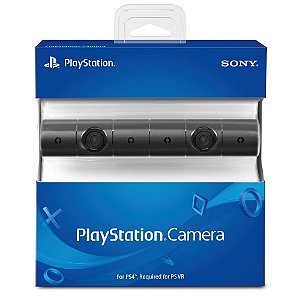 PlayStation Câmera Sony Com Suporte Na Caixa PS4 Usado