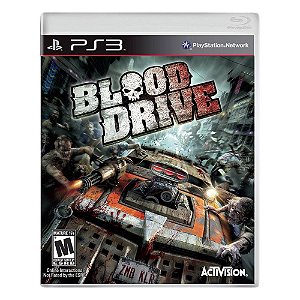 Jogo Blood Drive PS3 Usado S/encarte