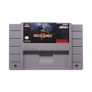 Jogo Mortal Kombat II Super Nintendo Usado Original