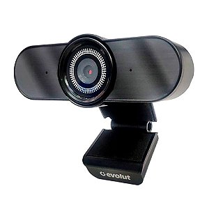 Webcam com Microfone USB EO 01 Evolut Novo