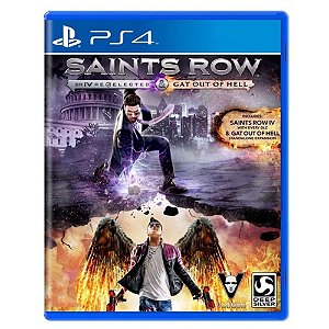 Jogo Saints Row IV Re-Elected + Gat out of Hell PS4 Usado