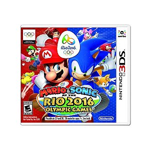 Jogo Mario & Sonic at the Rio 2016 Olympic Games Nintendo 3DS Usado S/encarte