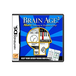 Jogo Brain Age 2 More Training in Minutes a Day! Nintendo DS Usado S/encarte