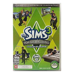 Jogo The Sims 3 Vida em Alto Estilo PC Usado