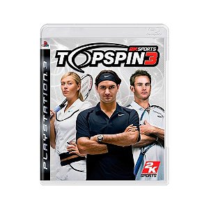 Jogo Top Spin 3 PS3 Usado