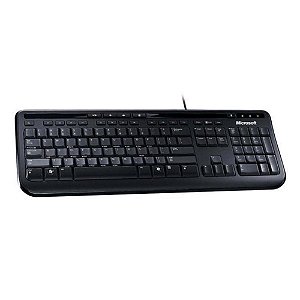 Teclado Com Fio Wired 600 Keyboard Microsoft Novo