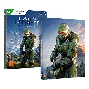 Jogo Halo Infinite Edição de Colecionador Steelbook Xbox Series X e Xbox One Novo