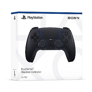 Controle Sem Fio DualSense Midnight Black Sony PS5 Com Caixa Usado