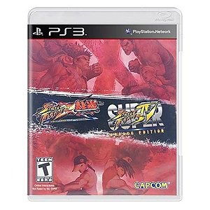 Jogo Street Fighter x Tekken + Super Street Fighter IV Arcade Edition PS3 Usado