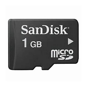 Cartão Micro SD 1GB Sandisk Usado