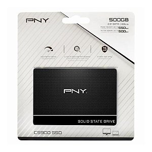 SSD Interno CS900 500GB 2.5'' SATA III PNY Novo