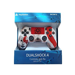 Controle PS4 God of War Sem Fio Primeira Linha Novo