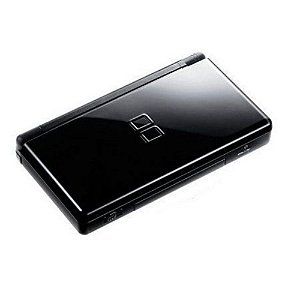 Console Nintendo DS Lite Preto Com Case do Mario Usado