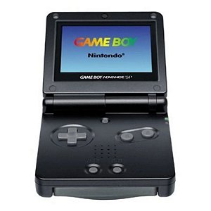 Console Game Boy Advance SP Preto com Caixa Usado
