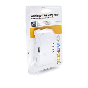 Repetidor de Sinal Wifi com Botão WPS Wireless Novo