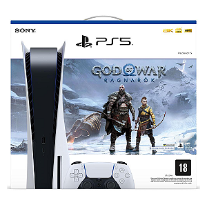 Console Playstation 5 + Jogo God of War Ragnarok Novo (A) (i)