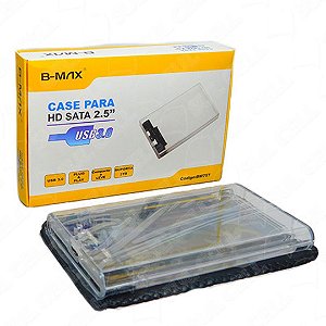 Case Para HD Sata 2.5" USB 3.0 B-Max Novo