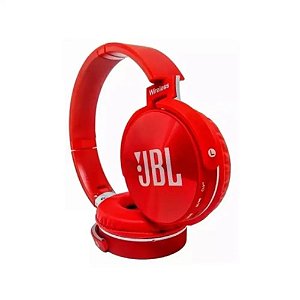 Fone de Ouvido Bluetooth JBL Vermelho JB950 Novo