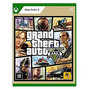 Jogo Grand Theft Auto V GTA 5 Xbox Series X Novo