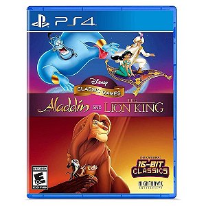 Jogo Clássico Aladdin e o Rei Leão PS4 Usado