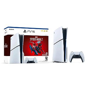 PlayStation 5 Slim 1TB + Jogo Spider Man 2 Sony Novo (I)