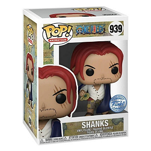 Boneco Funko Shanks One Piece Novo