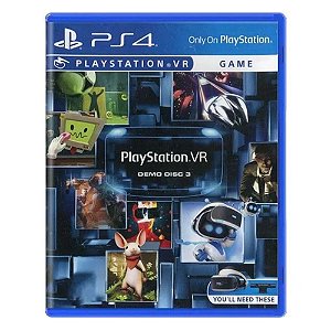 Jogo Playstation VR Demo Disc 3.0 PS4 Novo