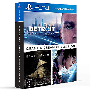 Jogo Detroit + Heavy Rain + Beyond Two Souls Quantic Dream Collection PS4 Usado